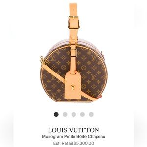 Louis Vuitton Petite Boite Chapeau Monogram - Asking $2700 - Retails $5300